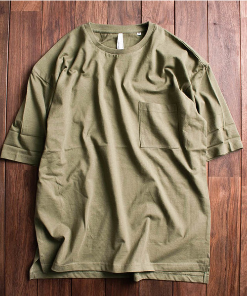 ARCHIVER（アーカイバ）の「【Ir】天竺ルーズフィットＴシャツ（Tシャツ/カットソー・レディース・ホワイト/ブラック/ベージュ/ネイビー/グレー/カーキ/ピンク・MEDIUM/LARGE）」の5枚目の写真