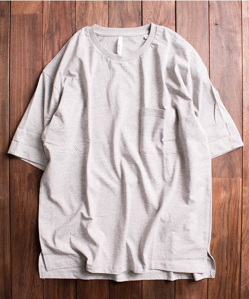 ARCHIVER（アーカイバ）の「【Ir】天竺ルーズフィットＴシャツ（Tシャツ/カットソー・レディース・ホワイト/ブラック/ベージュ/ネイビー/グレー/カーキ/ピンク・MEDIUM/LARGE）」の8枚目の写真