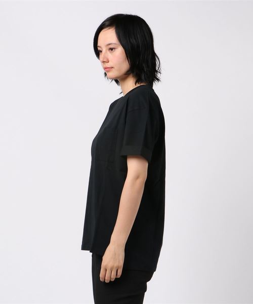 ARCHIVER（アーカイバ）の「【Ir】天竺ルーズフィットＴシャツ（Tシャツ/カットソー・レディース・ホワイト/ブラック/ベージュ/ネイビー/グレー/カーキ/ピンク・MEDIUM/LARGE）」の21枚目の写真