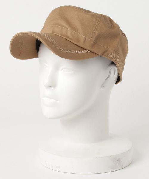 AVIREX（アヴィレックス）の「【AVIREX】STANDARD WORKCAP / アヴィレックス スタンダード ワークキャップ（キャップ・メンズ・ベージュ/ネイビー/カーキ/ブラック・FREE）」の3枚目の写真