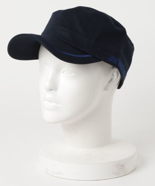 AVIREX（アヴィレックス）の「【AVIREX】STANDARD WORKCAP / アヴィレックス スタンダード ワークキャップ（キャップ・メンズ・ベージュ/ネイビー/カーキ/ブラック・FREE）」の4枚目の写真