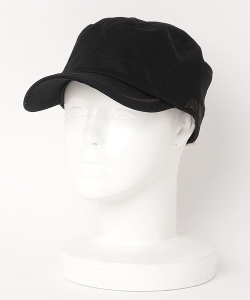 AVIREX（アヴィレックス）の「【AVIREX】STANDARD WORKCAP / アヴィレックス スタンダード ワークキャップ（キャップ・メンズ・ベージュ/ネイビー/カーキ/ブラック・FREE）」の2枚目の写真