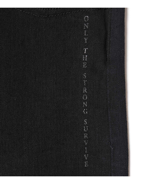 APPLEBUM(アップルバム)の「"Kate" Slim Stretch Black Denim Pants(デニムパンツ・メンズ・ブラック系その他・36/34/32/30)」の3枚目の写真