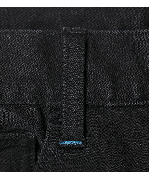 APPLEBUM(アップルバム)の「"Kate" Slim Stretch Black Denim Pants(デニムパンツ・メンズ・ブラック系その他・36/34/32/30)」の4枚目の写真