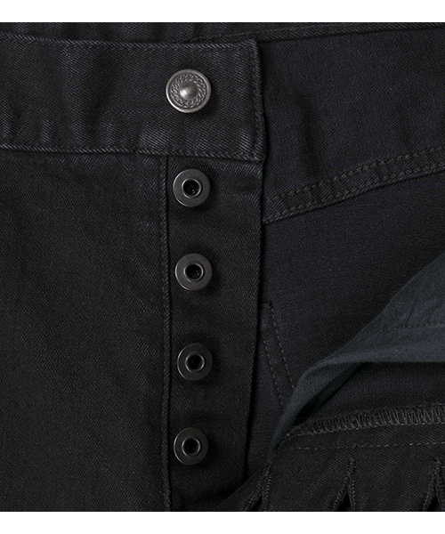 APPLEBUM(アップルバム)の「"Kate" Slim Stretch Black Denim Pants(デニムパンツ・メンズ・ブラック系その他・36/34/32/30)」の5枚目の写真