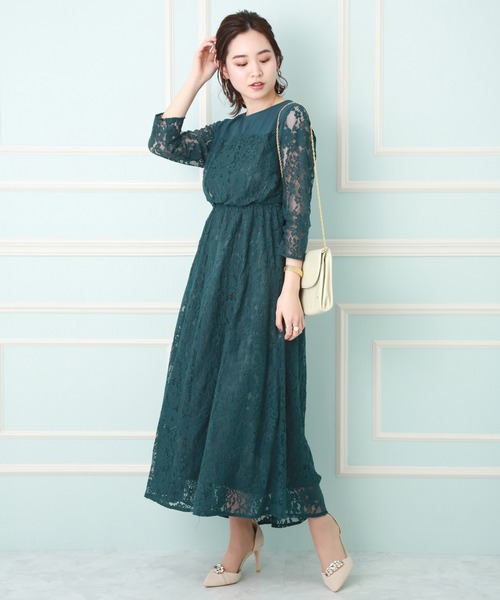 結婚式 服装 ネイビー