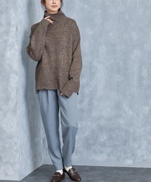 ウエストタックテーパードパンツ