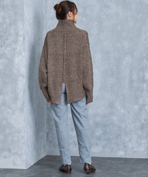 and R（アンドアール）の「ウエストタックテーパードパンツ（その他パンツ・レディース・ブラック/ベージュ/ブルーグレー・FREE）」の21枚目の写真