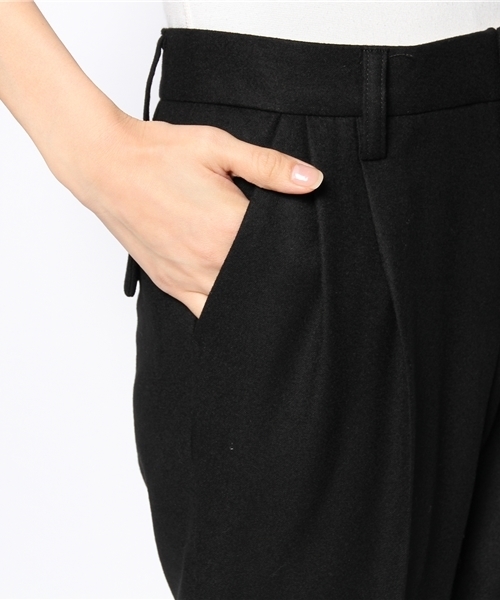 AMERICAN RAG CIE（アメリカンラグシー）の「ﾌﾗﾉ8分丈ﾄﾗｳｻﾞｰｽPT/AKJ-L132-PT168（スラックス・レディース・ブラック/ライトグレー・1/0）」の7枚目の写真