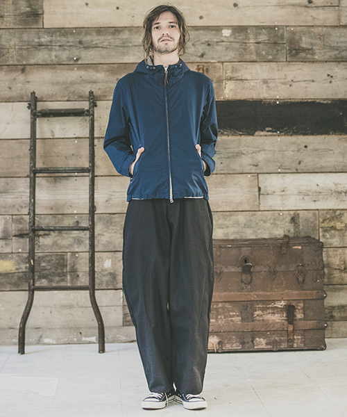 CAMBIO（カンビオ）の「mp6815-Twill Sarrouel Wide Pants　ワイドパンツ（その他パンツ・メンズ・ブラック/ベージュ/オリーブ・L/M/S）」の5枚目の写真