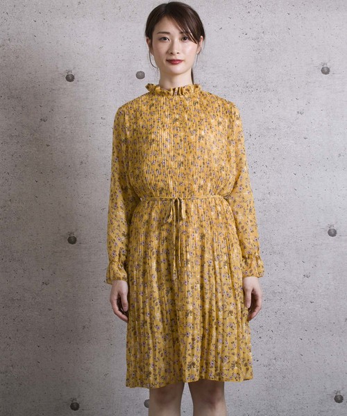 LUGG NAGG(ラグナグ)の「【Jewelobe/ ジュエローブ】 プリーツワンピース(ワンピース・レディース・ブラック/ベージュ/オフホワイト/イエロー・FREE)」の11枚目の写真