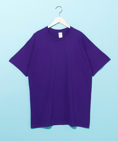 GILDAN(ギルダン)の「ギルダン ビッグシルエット USAオーバーサイズ 1/2 sleeve Tシャツ カットソー(Tシャツ/カットソー・メンズ・ブラック/ネイビー/ライム/ブルー系その他/グリーン系その他2/グレー/ピンク系その他2/オレンジ/ピンク系その他/チャコールグレー/レッド/グリーン系その他/マルーン/ホワイト/パープル/ナチュラル・L/XXL/XL)」の11枚目の写真