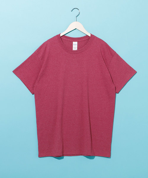 GILDAN(ギルダン)の「ギルダン ビッグシルエット USAオーバーサイズ 1/2 sleeve Tシャツ カットソー(Tシャツ/カットソー・メンズ・ブラック/ネイビー/ライム/ブルー系その他/グリーン系その他2/グレー/ピンク系その他2/オレンジ/ピンク系その他/チャコールグレー/レッド/グリーン系その他/マルーン/ホワイト/パープル/ナチュラル・L/XXL/XL)」の12枚目の写真