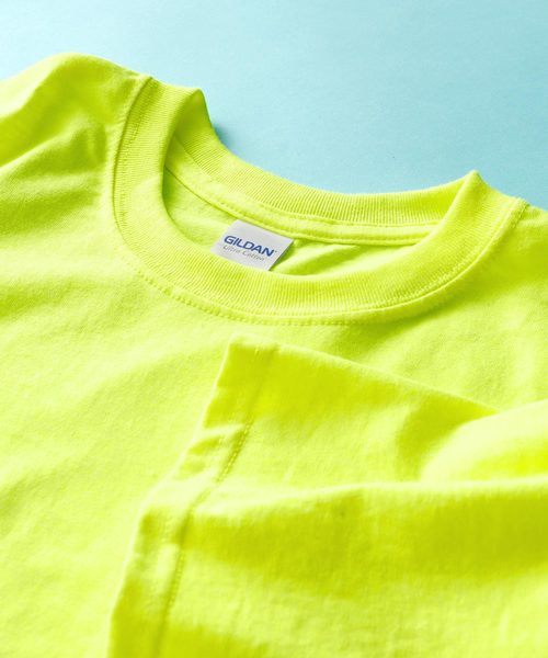 GILDAN(ギルダン)の「ギルダン ビッグシルエット USAオーバーサイズ 1/2 sleeve Tシャツ カットソー(Tシャツ/カットソー・メンズ・ブラック/ネイビー/ライム/ブルー系その他/グリーン系その他2/グレー/ピンク系その他2/オレンジ/ピンク系その他/チャコールグレー/レッド/グリーン系その他/マルーン/ホワイト/パープル/ナチュラル・L/XXL/XL)」の6枚目の写真