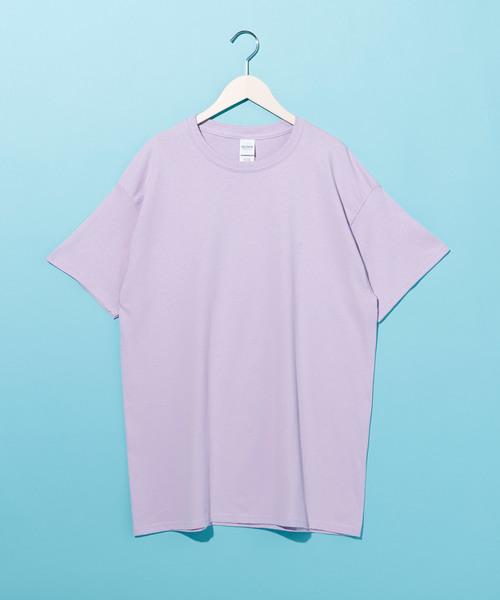 GILDAN(ギルダン)の「ギルダン ビッグシルエット USAオーバーサイズ 1/2 sleeve Tシャツ カットソー(Tシャツ/カットソー・メンズ・ブラック/ネイビー/ライム/ブルー系その他/グリーン系その他2/グレー/ピンク系その他2/オレンジ/ピンク系その他/チャコールグレー/レッド/グリーン系その他/マルーン/ホワイト/パープル/ナチュラル・L/XXL/XL)」の13枚目の写真