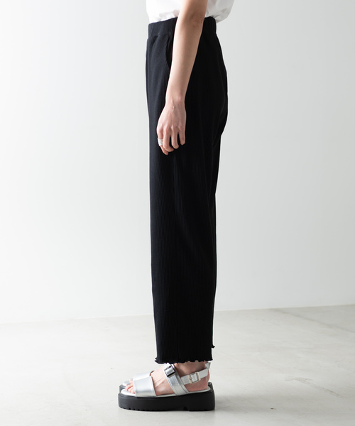 WEGO（ウィゴー）の「WEGO/メロウリブパンツ（その他パンツ・レディース・ライトブラウン/ライトパープル/アイボリー/ブラック/ライトベージュ・FREE）」の17枚目の写真