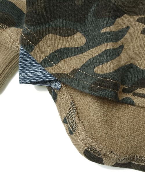 green label relaxing（グリーンレーベルリラクシング）の「【KIDS】ウラケ メイサイプリントプルオーバー ◇（スウェット・キッズ・ベージュ/オリーブ・S/105/L/125/155/XS/95/135/145/M/115）」の6枚目の写真