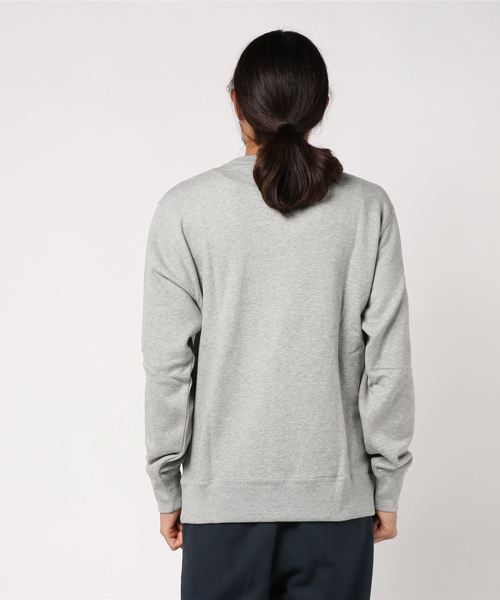 Champion（チャンピオン）の「WEGO/Champion ワンポイント刺繍【裏毛】プルオーバースウェット（スウェット・メンズ・オートミール/ブラック/ホワイト/ネイビー/ワイン/杢グレー・MEDIUM/LARGE/X-LARGE）」の8枚目の写真