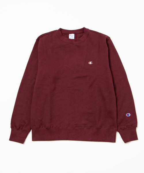 Champion（チャンピオン）の「WEGO/Champion ワンポイント刺繍【裏毛】プルオーバースウェット（スウェット・メンズ・オートミール/ブラック/ホワイト/ネイビー/ワイン/杢グレー・MEDIUM/LARGE/X-LARGE）」の15枚目の写真