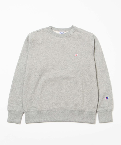 Champion（チャンピオン）の「WEGO/Champion ワンポイント刺繍【裏毛】プルオーバースウェット（スウェット・メンズ・オートミール/ブラック/ホワイト/ネイビー/ワイン/杢グレー・MEDIUM/LARGE/X-LARGE）」の17枚目の写真