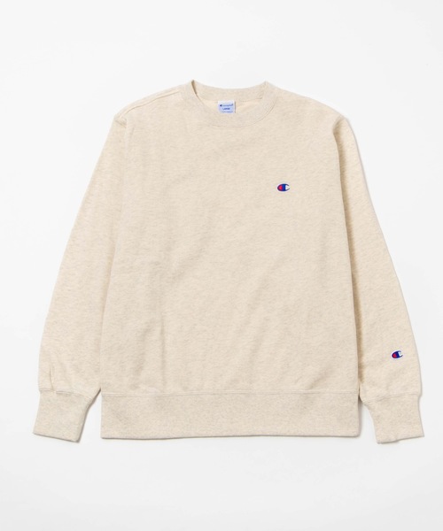 Champion（チャンピオン）の「WEGO/Champion ワンポイント刺繍【裏毛】プルオーバースウェット（スウェット・メンズ・オートミール/ブラック/ホワイト/ネイビー/ワイン/杢グレー・MEDIUM/LARGE/X-LARGE）」の19枚目の写真