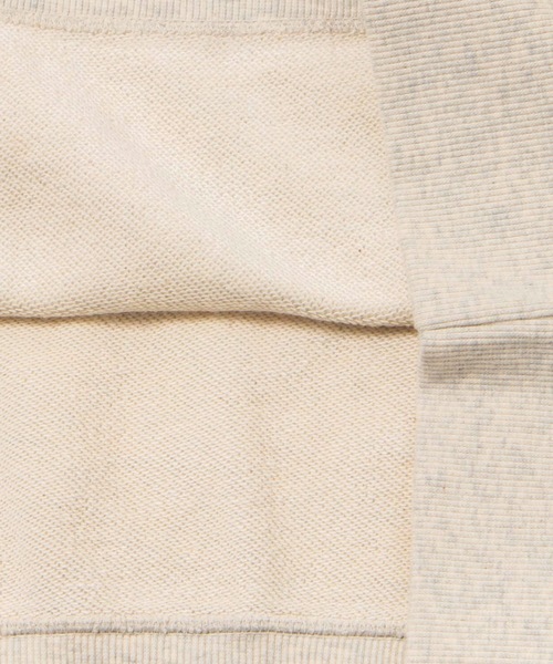 Champion（チャンピオン）の「WEGO/Champion ワンポイント刺繍【裏毛】プルオーバースウェット（スウェット・メンズ・オートミール/ブラック/ホワイト/ネイビー/ワイン/杢グレー・MEDIUM/LARGE/X-LARGE）」の11枚目の写真