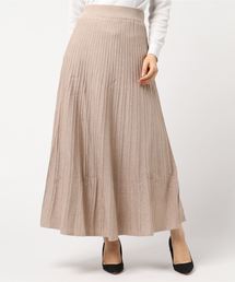 archives | ラメ入りタック編みニットスカート(スカート)