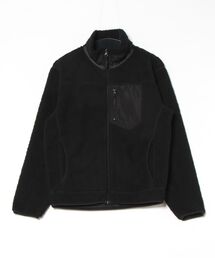 STYLEBLOCK | 防風スタンドカラー切り替えシープボアブルゾン(ブルゾン)