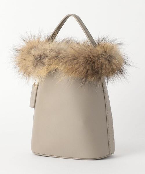 BEAUTY&YOUTH UNITED ARROWS（ビューティーアンドユースユナイテッドアローズ）の「BY ファーボトルショルダーバッグ -2WAY-（ショルダーバッグ・レディース・ブラック/モカ・FREE）」の8枚目の写真