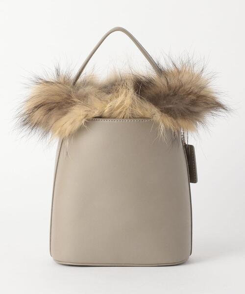 BEAUTY&YOUTH UNITED ARROWS（ビューティーアンドユースユナイテッドアローズ）の「BY ファーボトルショルダーバッグ -2WAY-（ショルダーバッグ・レディース・ブラック/モカ・FREE）」の7枚目の写真