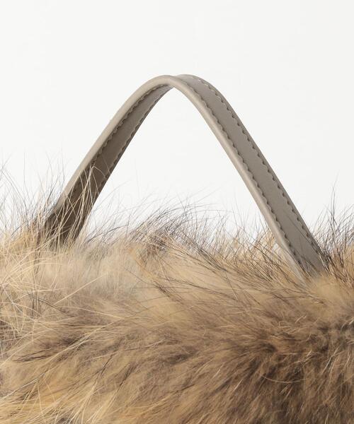 BEAUTY&YOUTH UNITED ARROWS（ビューティーアンドユースユナイテッドアローズ）の「BY ファーボトルショルダーバッグ -2WAY-（ショルダーバッグ・レディース・ブラック/モカ・FREE）」の3枚目の写真