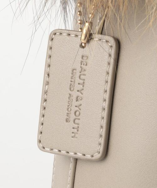 BEAUTY&YOUTH UNITED ARROWS（ビューティーアンドユースユナイテッドアローズ）の「BY ファーボトルショルダーバッグ -2WAY-（ショルダーバッグ・レディース・ブラック/モカ・FREE）」の12枚目の写真