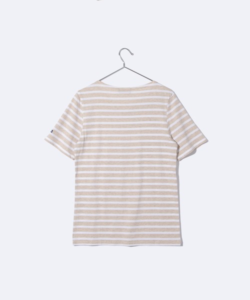 SAINT JAMES（セントジェームス）の「SAINT JAMES LEVANT セントジェームス レバント ボーダー 半袖Tシャツ（Tシャツ/カットソー・メンズ・ブルー系その他/ホワイト×ネイビー/ホワイト×レッド/インディゴブルー/ホワイト×ブルー/キナリ/ベージュ系/ブルー系2/レッド系その他3/ホワイト×ブラック・MEDIUM/X-SMALL/SMALL/LARGE/X-LARGE）」の21枚目の写真