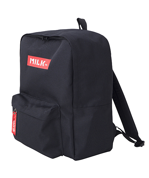 MILKFED.（ミルクフェド）の「BAR BACKPACK　（バックパック/リュック/無地/ロゴ）（バックパック/リュック・レディース・ブラック/オリーブ/ネイビー・ONE SIZE）」の2枚目の写真