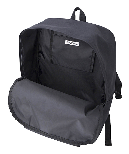 MILKFED.（ミルクフェド）の「BAR BACKPACK　（バックパック/リュック/無地/ロゴ）（バックパック/リュック・レディース・ブラック/オリーブ/ネイビー・ONE SIZE）」の10枚目の写真
