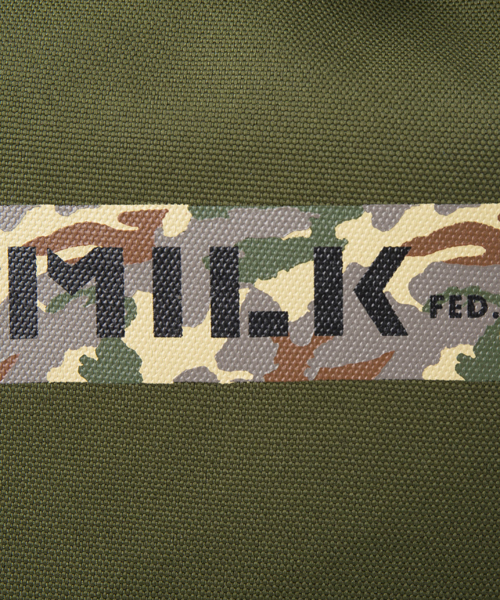 MILKFED.（ミルクフェド）の「BAR BACKPACK　（バックパック/リュック/無地/ロゴ）（バックパック/リュック・レディース・ブラック/オリーブ/ネイビー・ONE SIZE）」の14枚目の写真