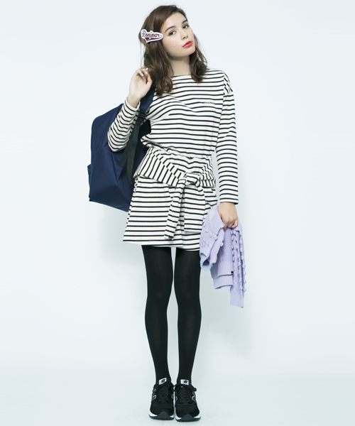 MILKFED.（ミルクフェド）の「BAR BACKPACK　（バックパック/リュック/無地/ロゴ）（バックパック/リュック・レディース・ブラック/オリーブ/ネイビー・ONE SIZE）」の15枚目の写真