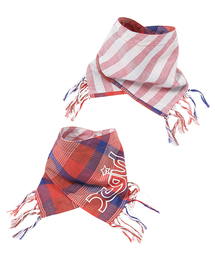 X-girl Stages | XGS PLAID STOLE BIB  LOGO(スタイ/よだれかけ)