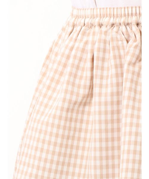 merry jenny（メリージェニー）の「はるいろチェックティアードロングスカート（スカート・レディース・ブラック/ライトブルー/ベージュ・FREE）」の18枚目の写真