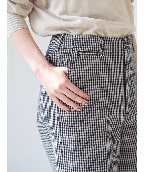 AMERICAN HOLIC（アメリカンホリック）の「綿ツイルワイドパンツ ＊（その他パンツ・レディース・ベージュ/ホワイト系その他7/ネイビー/ブルー系その他5/アイボリー/その他5・L/M）」の9枚目の写真