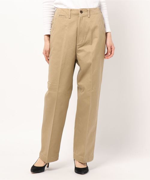 AMERICAN HOLIC（アメリカンホリック）の「綿ツイルワイドパンツ ＊（その他パンツ・レディース・ベージュ/ホワイト系その他7/ネイビー/ブルー系その他5/アイボリー/その他5・L/M）」の22枚目の写真