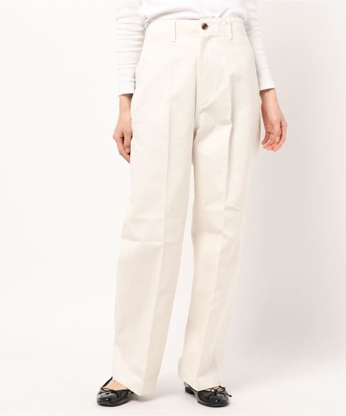 AMERICAN HOLIC（アメリカンホリック）の「綿ツイルワイドパンツ ＊（その他パンツ・レディース・ベージュ/ホワイト系その他7/ネイビー/ブルー系その他5/アイボリー/その他5・L/M）」の19枚目の写真