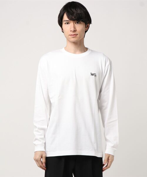 Sync.(スィンク)の「Sync.【CURTIS KULIG】LONG SLEEVE TEE "ALL OVER"(Tシャツ/カットソー・メンズ・ブラック/ホワイト・X-LARGE/LARGE/SMALL/MEDIUM)」の4枚目の写真