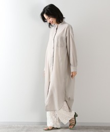 LOWRYS FARM | シアーシャツワンピース　870622(ワンピース)