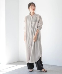 LOWRYS FARM | シアーシャツワンピース　870622(ワンピース)