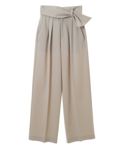 CLANE（クラネ）の「WIDE BELT PANTS（その他パンツ・レディース・ブラック/ベージュ/アイボリー・1/2/0）」の21枚目の写真