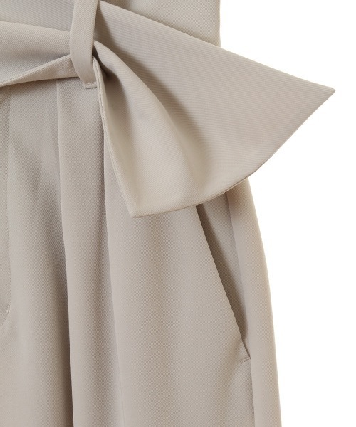 CLANE（クラネ）の「WIDE BELT PANTS（その他パンツ・レディース・ブラック/ベージュ/アイボリー・1/2/0）」の18枚目の写真