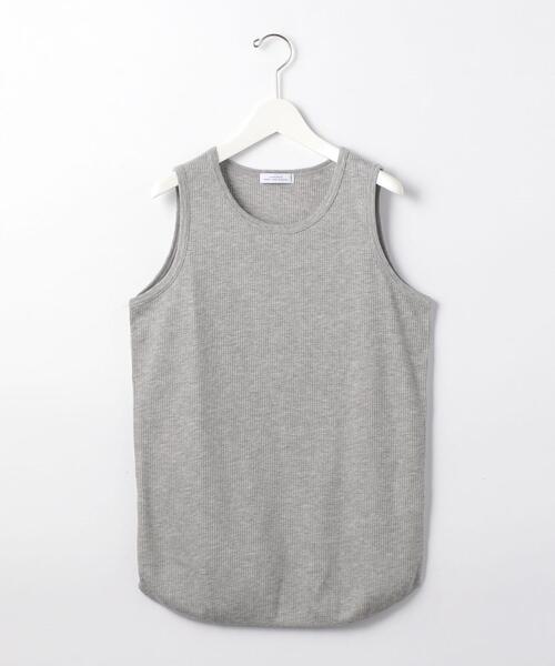 green label relaxing（グリーンレーベルリラクシング）の「SC ドライワッフル ロング タンクトップ ＜ 機能性生地 / 吸水速乾 ＞（タンクトップ・メンズ・グレー/ベージュ/ライトブルー/ホワイト/ブラック・MEDIUM/LARGE/SMALL/X-LARGE）」の20枚目の写真