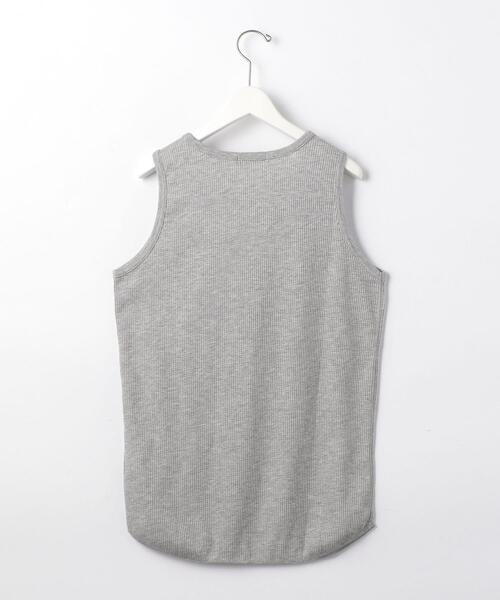 green label relaxing（グリーンレーベルリラクシング）の「SC ドライワッフル ロング タンクトップ ＜ 機能性生地 / 吸水速乾 ＞（タンクトップ・メンズ・グレー/ベージュ/ライトブルー/ホワイト/ブラック・MEDIUM/LARGE/SMALL/X-LARGE）」の21枚目の写真