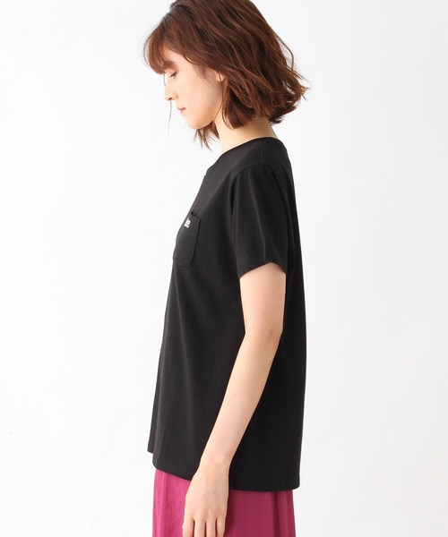 Lee（リー）の「Lee(R)× grove 別注ポケットTシャツ（Tシャツ/カットソー・レディース・ブラック/ライトグリーン/アイボリー・02/03）」の6枚目の写真